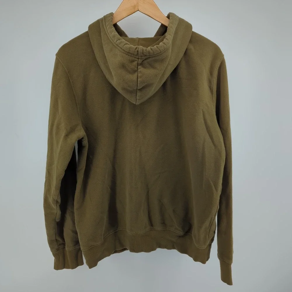 The North Face Hoodie Mens Medium‎ Brown Pullover Sweatshirt Graphic Logo